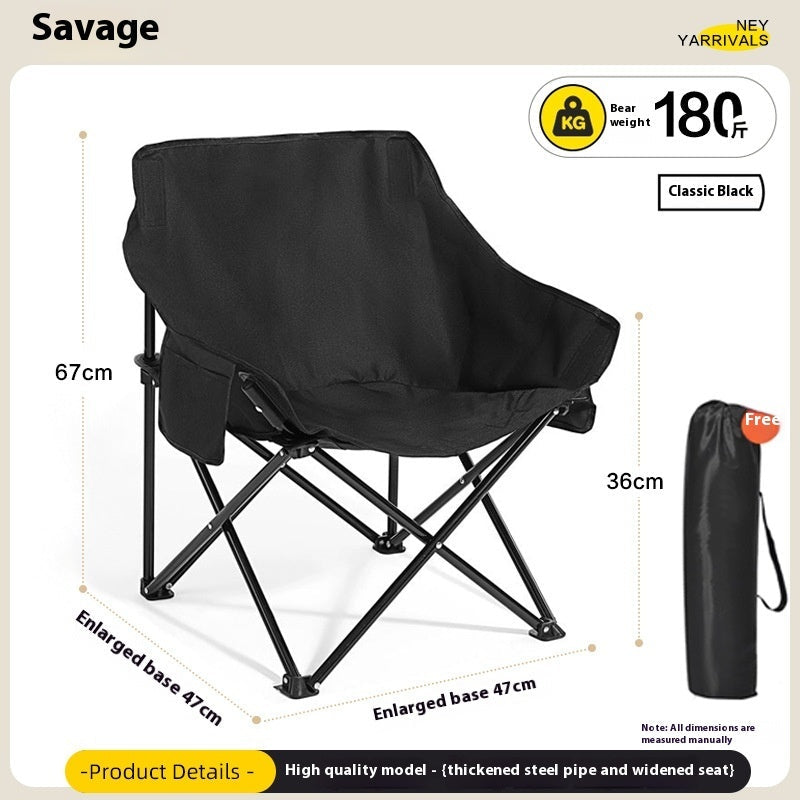 Durable Leisure Backrest Folding Chair for Outdoor Use