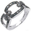 0.36 Carat Genuine Blue Diamond Sterling Silver Engagement Ring