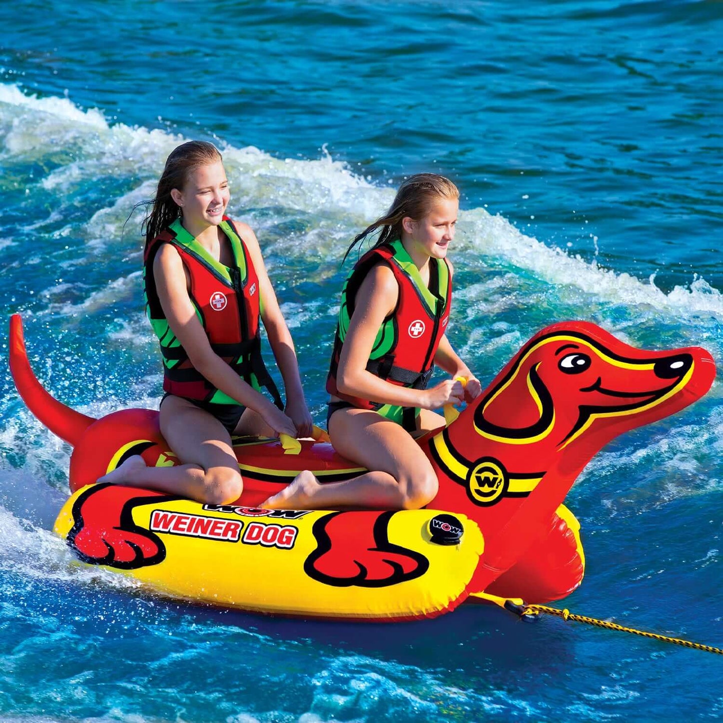 WOW Sports Wiener Dog 2 Towable - Amusement pour tous les âges