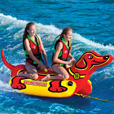 WOW Sports Wiener Dog 2 Towable - Fun for All Ages