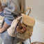 Preppy-Style Commuter Backpack - Vintage Travel Bag