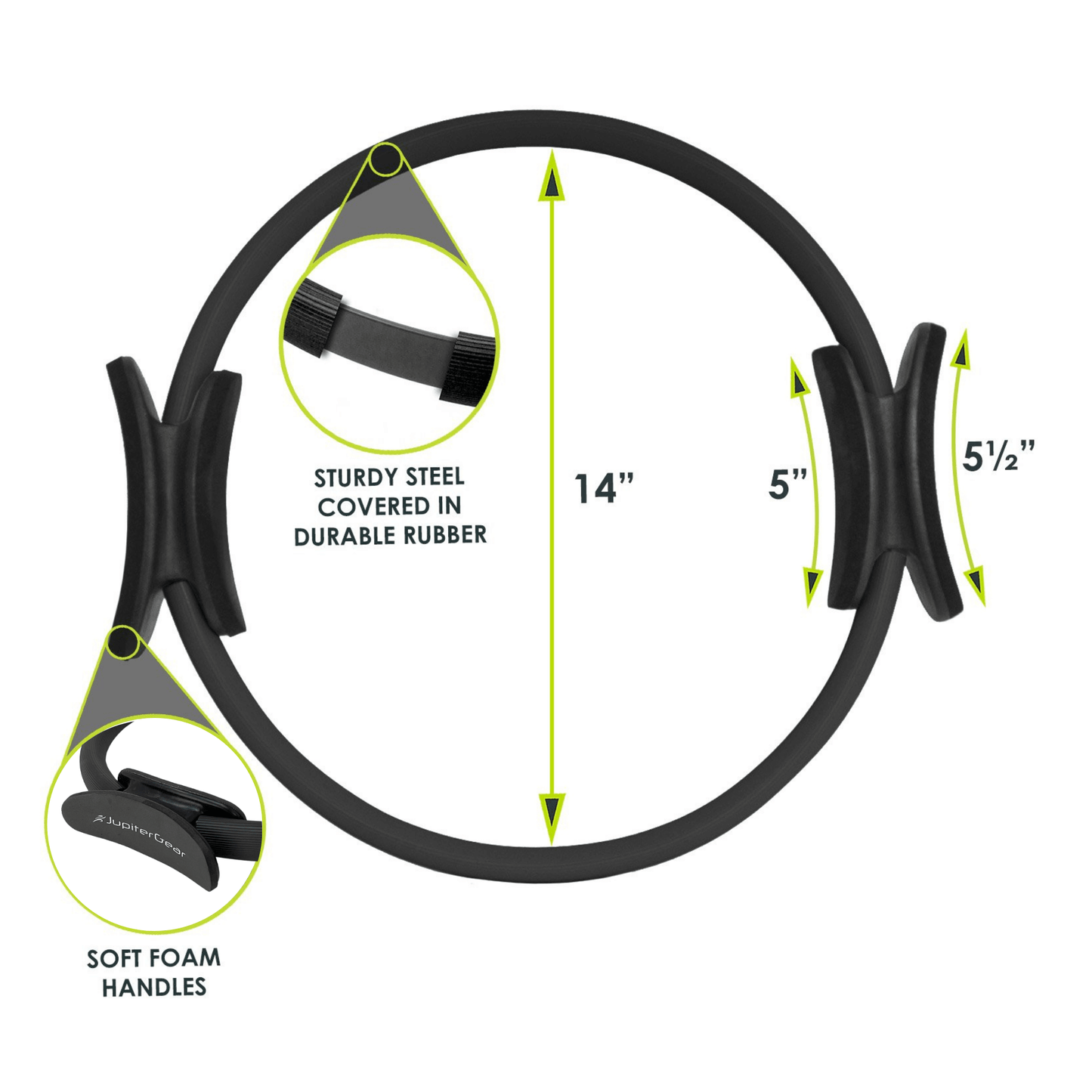 Pilates Resistance Ring for Core Strength and Balance