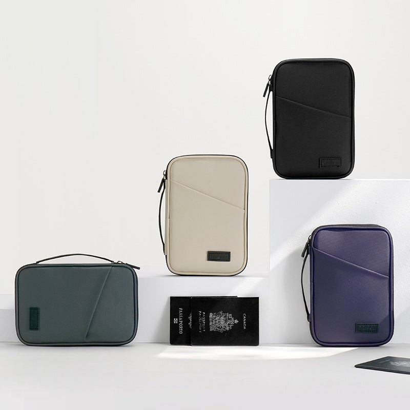 Elegante Porta Pasaporte para Almacenamiento de ID de Viaje