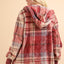 Trendy Hooded Plaid Jacket - Cozy & Colorful Outerwear for Chilly Days - Korvel