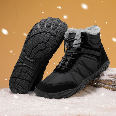Men's Waterproof Outdoor Snow Boots - Five-Finger Hiking Shoes