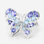Bague en Tanzanite et Topaze Bleue Suisse de 3,60 Carats