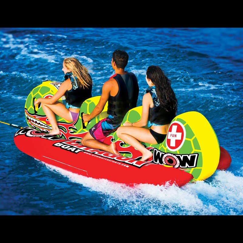 WOW Watersports Dragon Boat Tubo de Agua Remolcable para 3 Personas