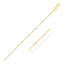 Cadena de Colgante de Enlaces de Barra de Oro de Dos Tonos de 14k (1.4mm)