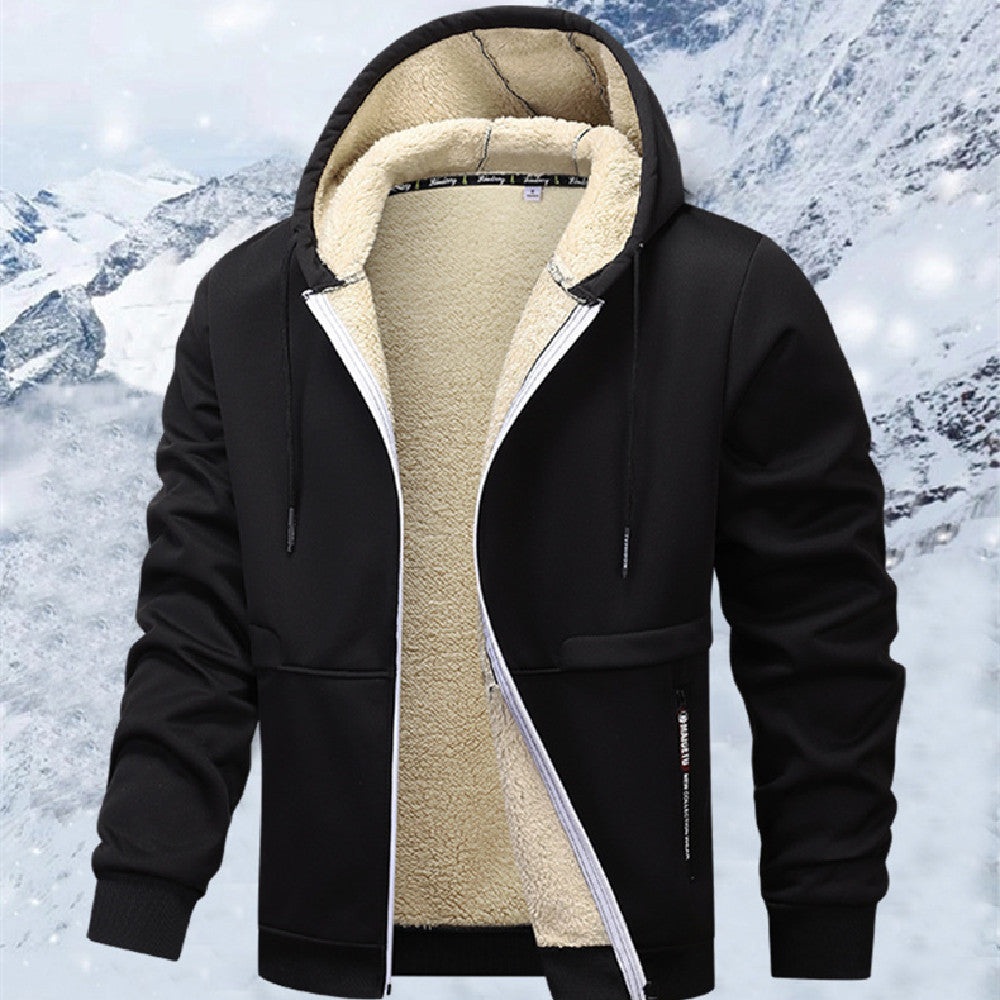 Men's Premium Lambswool Thickened Puffer Jacket