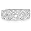 Bague de fiançailles en argent sterling avec diamant blanc véritable de 0,40 carat