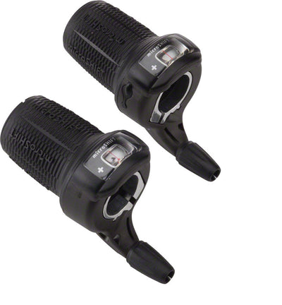 microSHIFT DS85 8-Speed Twist Shifter Set with Optical Gear Indicator