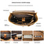 Sac à dos de voyage en cuir premium pour ordinateur portable
