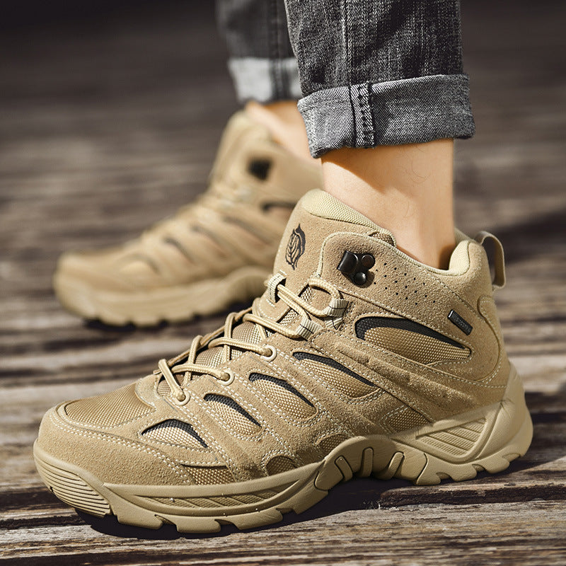 Premium Outdoor High-Top Hiking Boots for Men