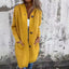 Mid-Length Light Gray Sweater Cardigan for Women