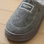 Men's Plus Size Cotton Slippers with Thickened Sole