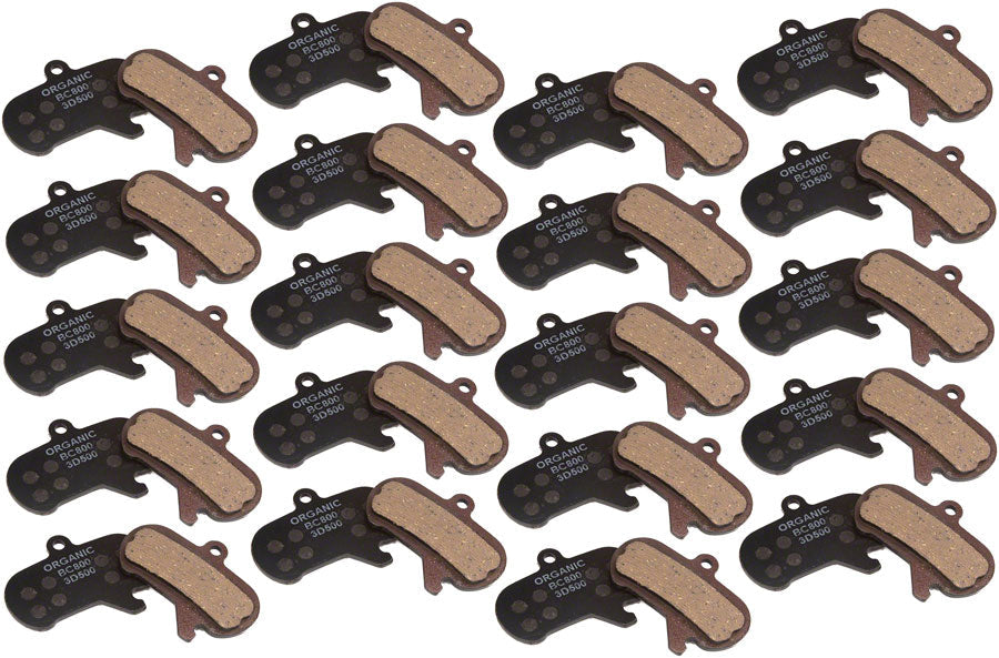SRAM Maven X-Large Organic Disc Brake Pads - 20 Sets