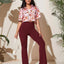 Full Size High-Waist Flare Active Pants