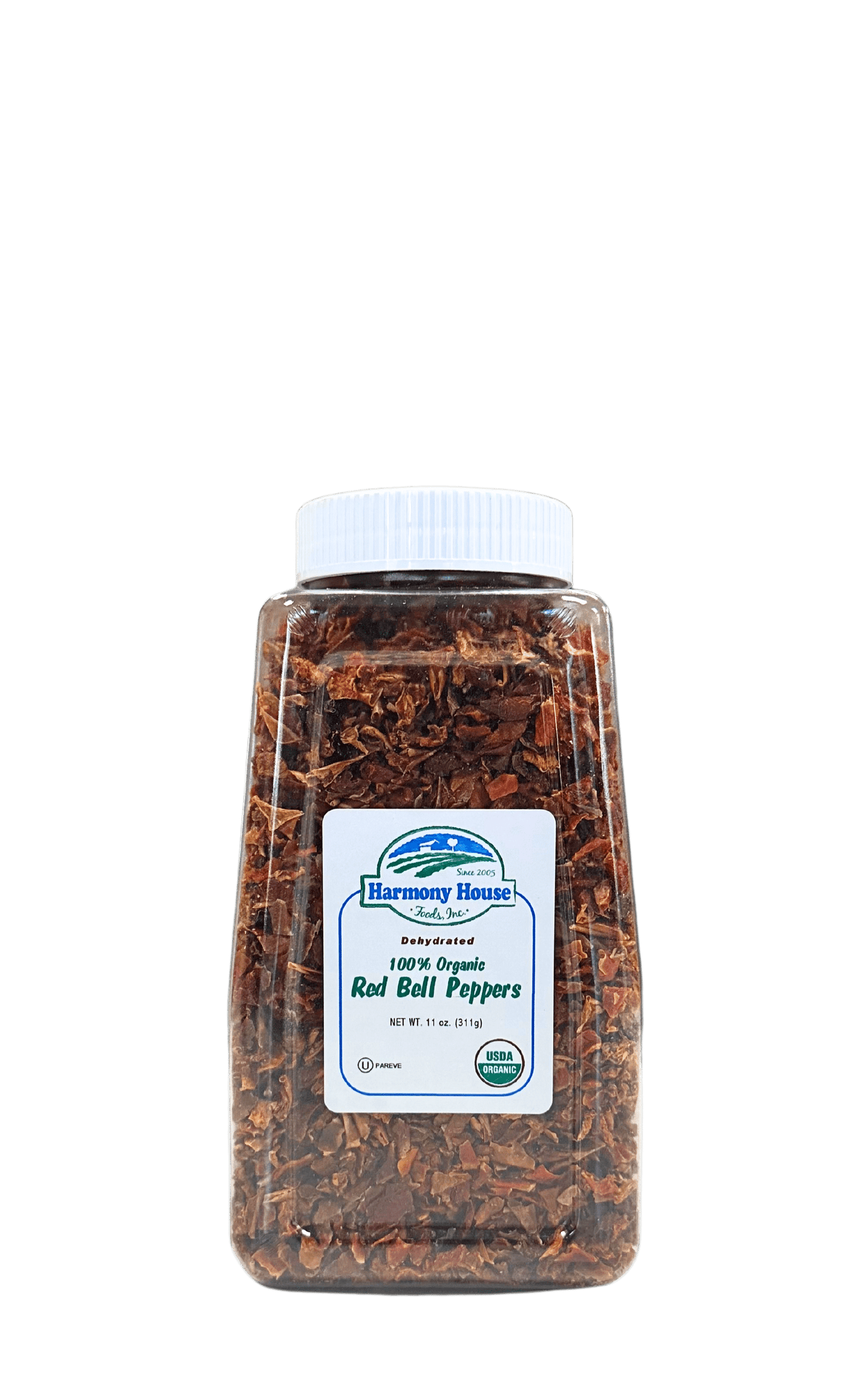 Organic Dried Red Bell Pepper - Sweet & Versatile - Korvel