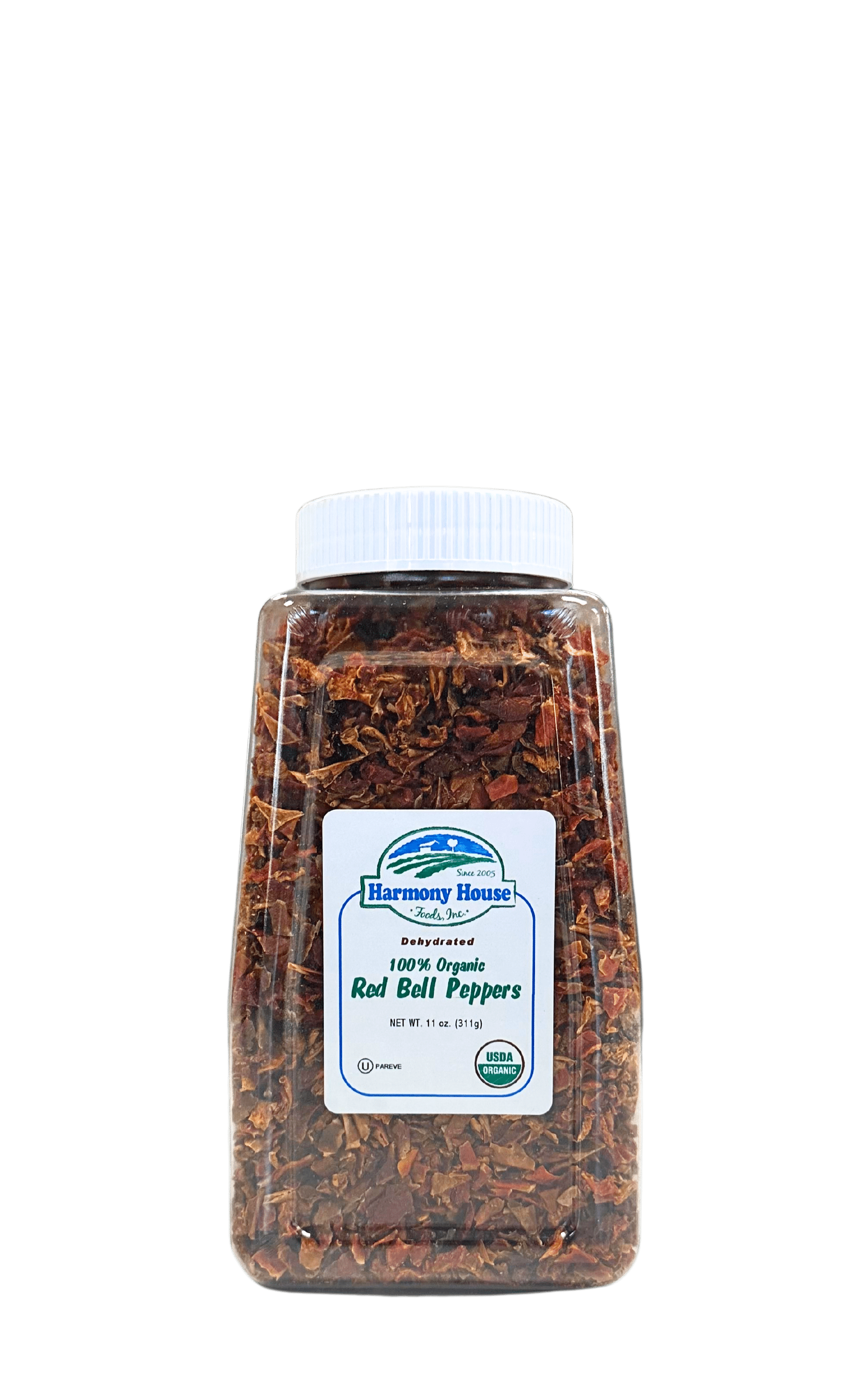 Organic Dried Red Bell Pepper - Sweet & Versatile - Korvel