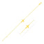 14K Yellow Gold Airplane Bracelet