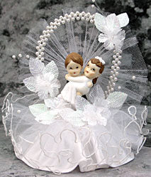 Pretty In Pearls Cake Topper - 7.5" High