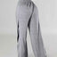 Plus Size Striped Contrast Wide Leg Pants