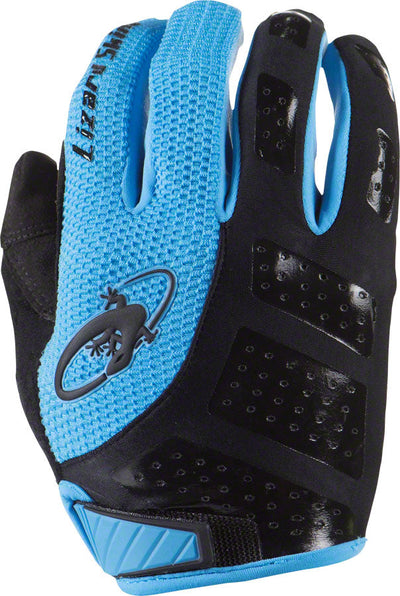 Lizard Skins Monitor SL Gloves - Jet Black/Electric Blue
