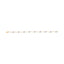 Bracelet S-Link en Or Bicolore 10k avec Diamants en Forme de Cœur - 1/3 Cttw