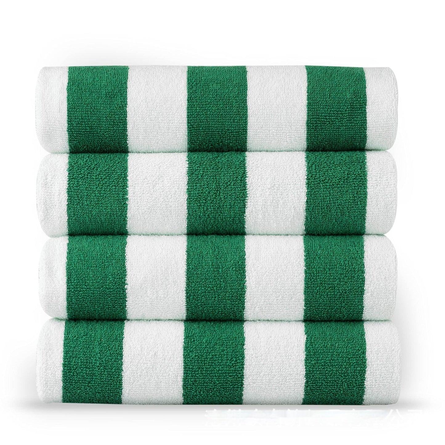 Quick-Drying Striped Cotton Beach Towel