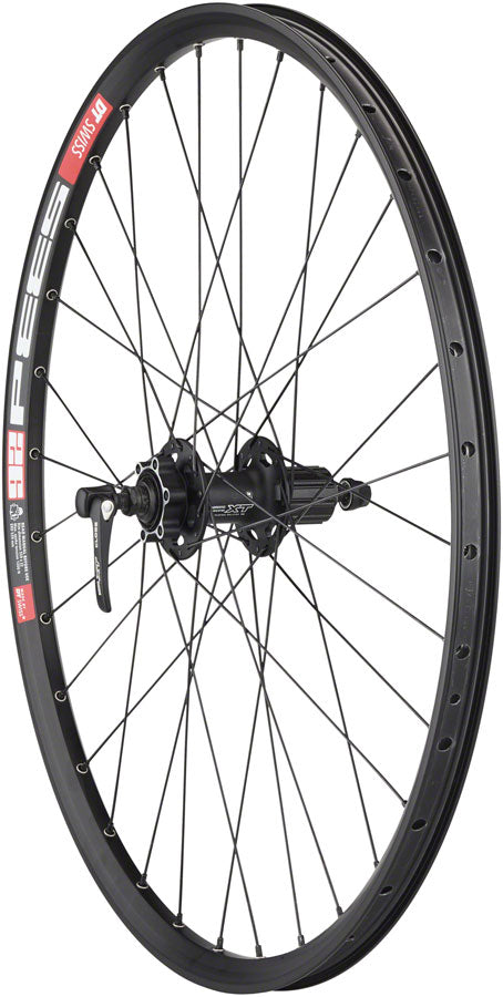 Roues arrière Shimano FH-QB400/DT 533d - 26" QR x 135mm 6-Bolt HG 10 BLK 32H