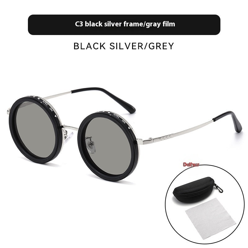 ND Adjustable Color-Changing Polarized Sunglasses