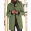 Manteau en Laine à Col Montant avec Poches pour Femmes