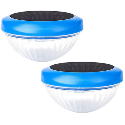 Solar Powered Floating LED Pool Lights - 2 Pack