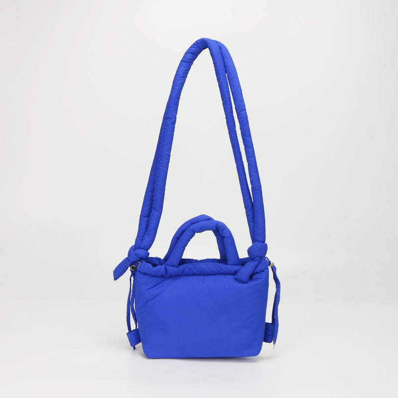 Casual Quilted Lightweight Dual-Use Bucket Bag