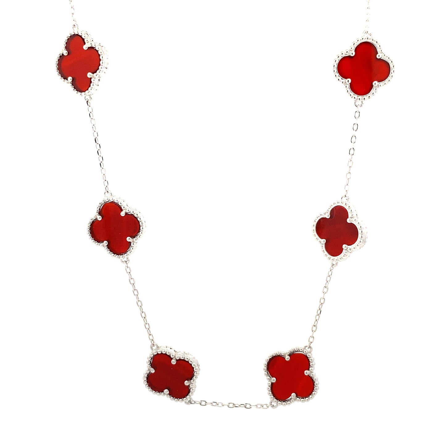 Colgante de Moda de Chalcedonia Genuina en Plata de Ley