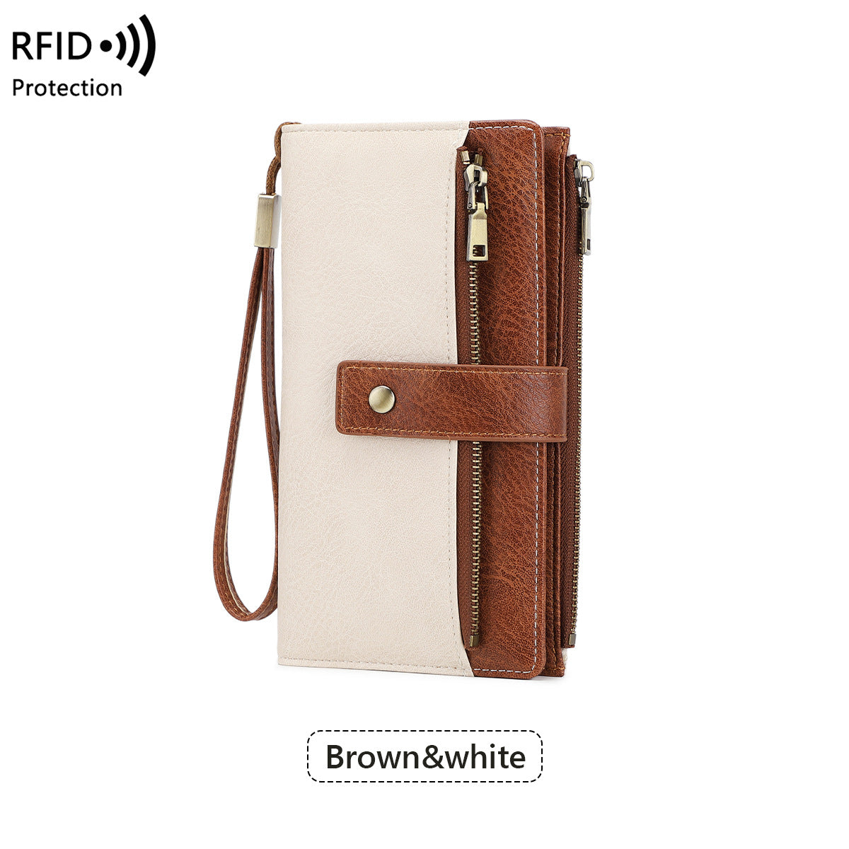 Portefeuille Trifold Multi-Cartes Anti-Magnétique pour Femmes