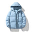 Men's Thickened Cotton-Padded Hoodie Coat for Winter
