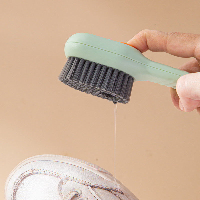 Multifunctional Soft-bristled Shoe Brush with Long Handle