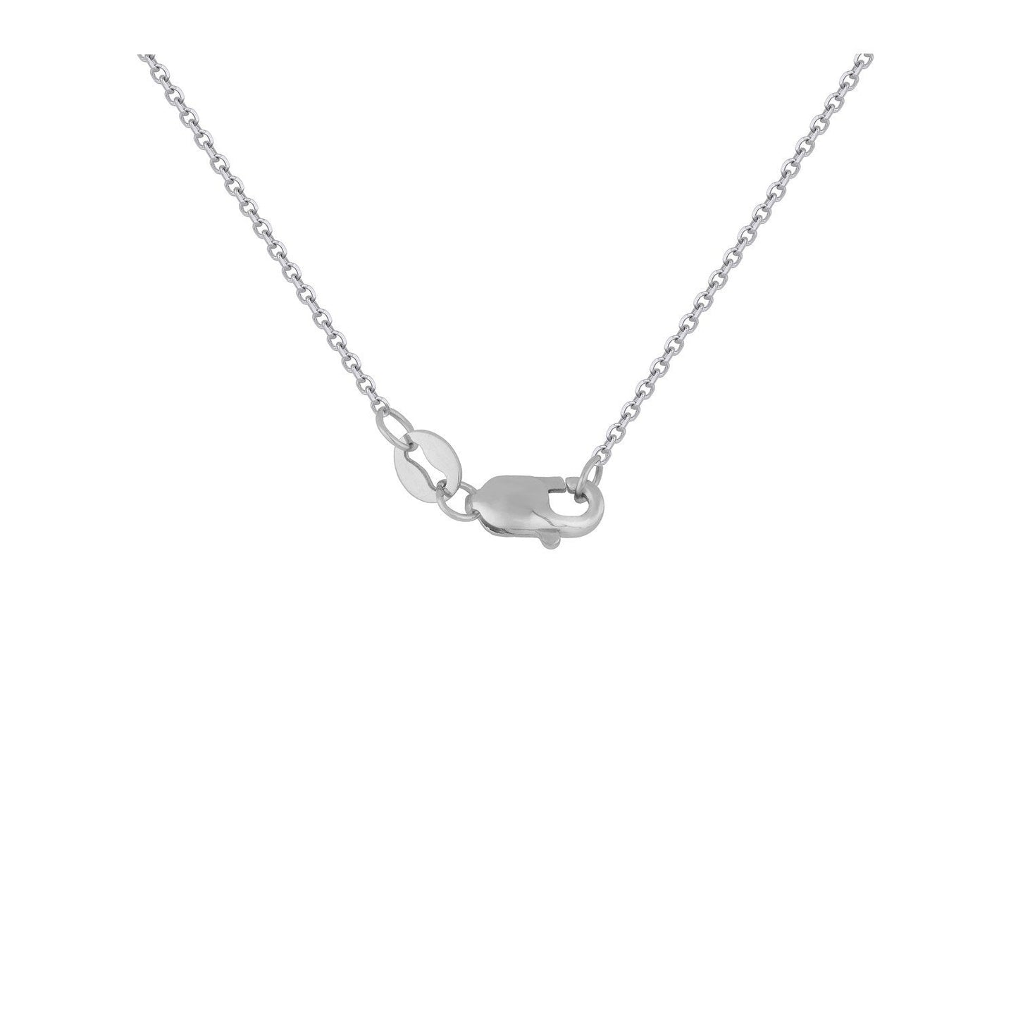 Diamond Arrow Pendant in 14k White Gold
