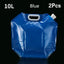 Sacs d'eau portables pliables pour aventures en plein air