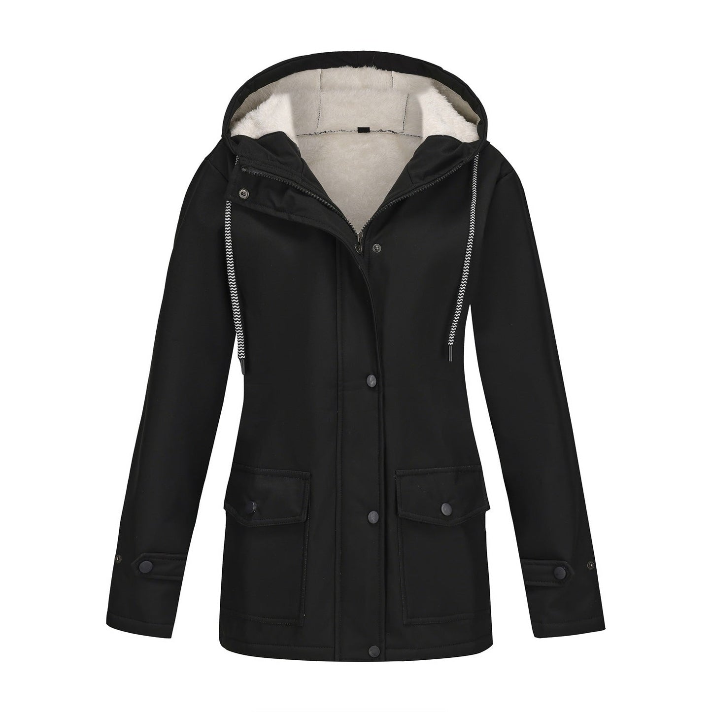 Women's Fleece-lined Waterproof Anorak Jacket