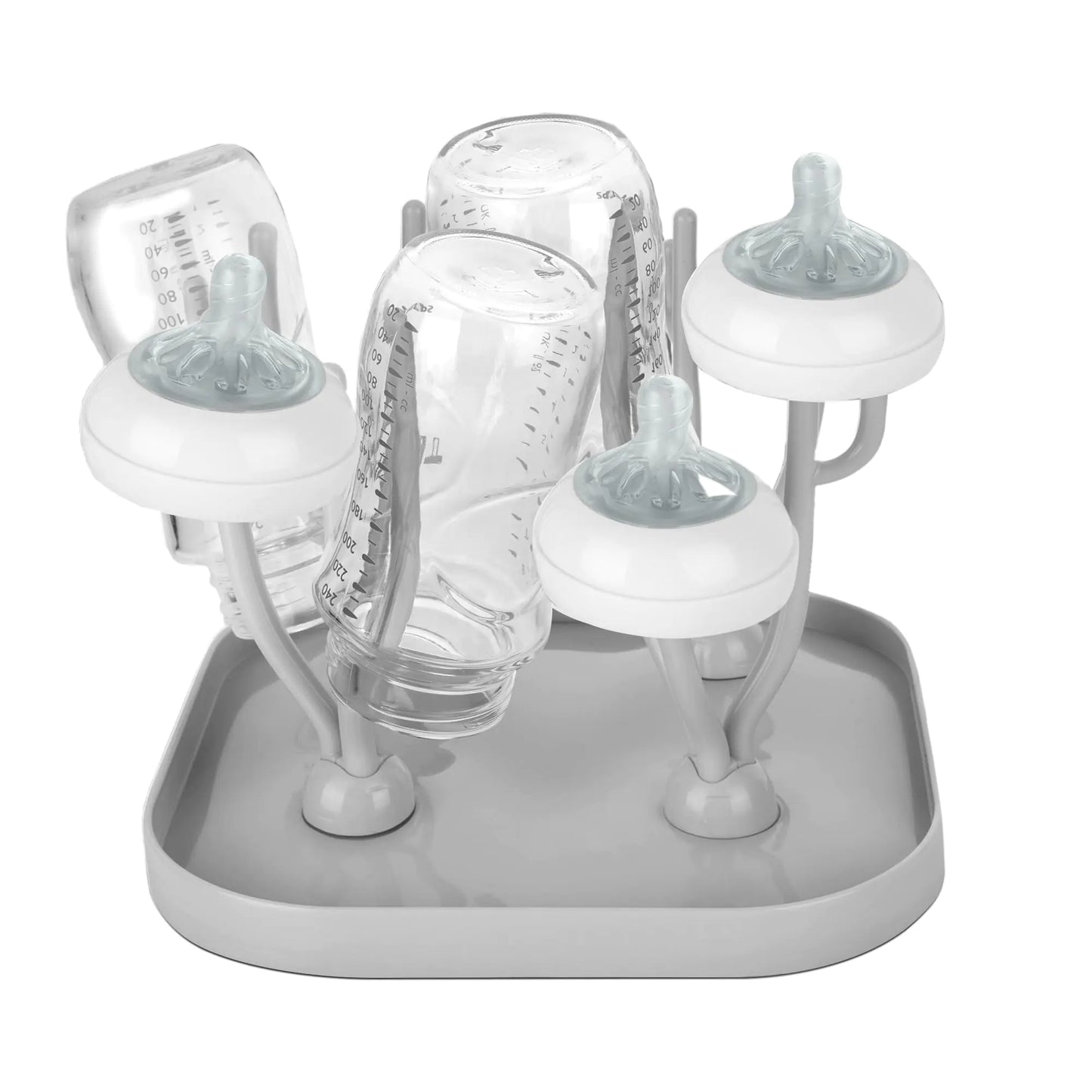 Soporte para Secado de Biberones Lulyboo - Capacidad para 16 Biberones y Accesorios