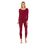 Thermajane Women's Fleece Lined Long Johns - Cold Weather Base Layer