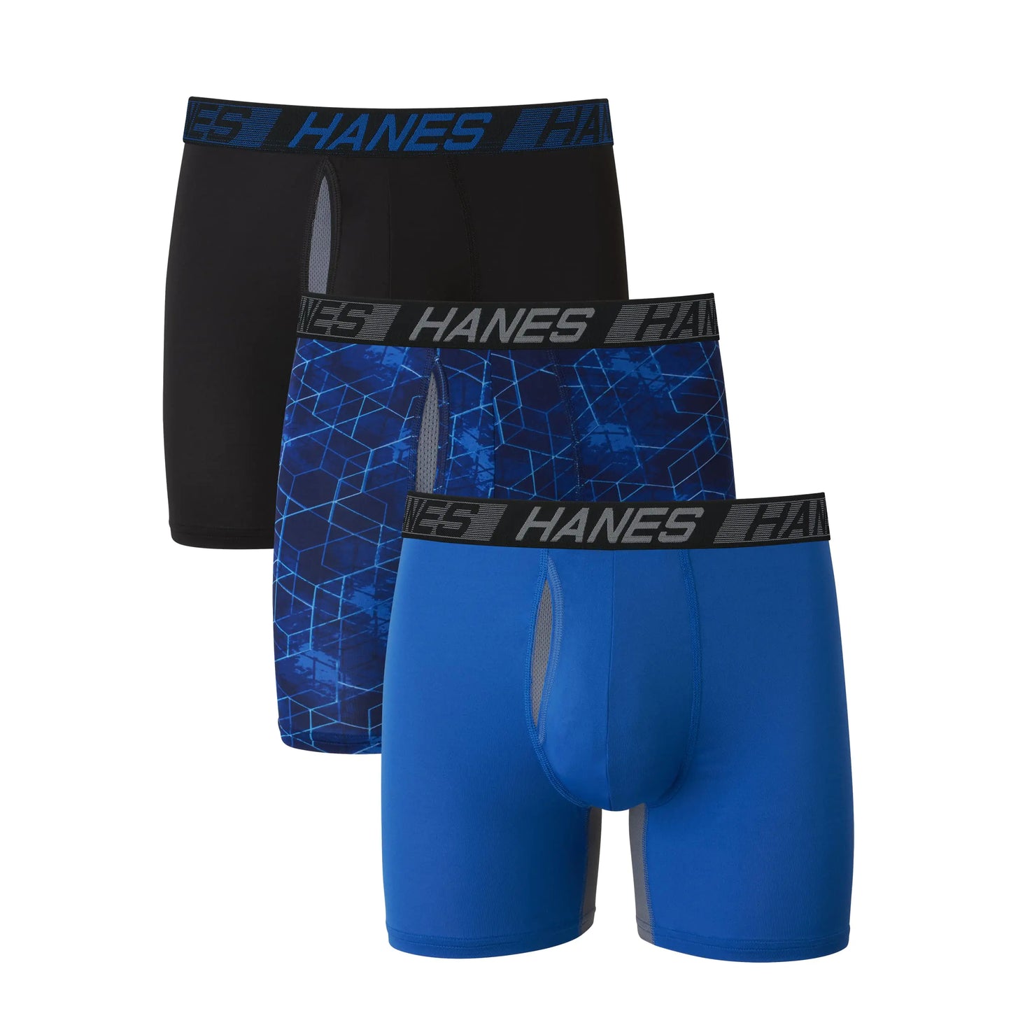 Hanes Men’s Total Support Pouch Boxer Briefs - 3-Pack