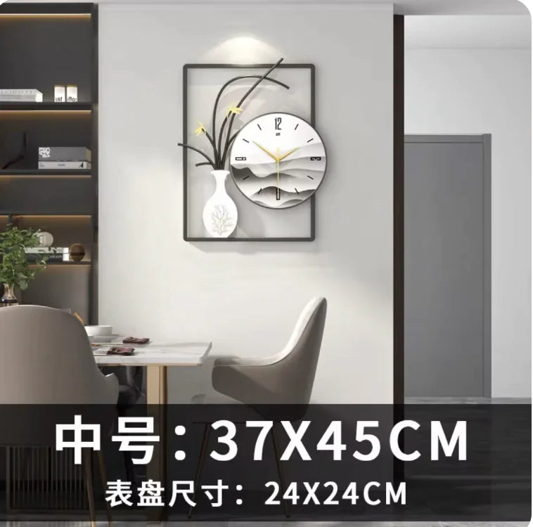 Reloj de Pared de Estilo Chino Moderno - Lujo y Simplicidad para Tu Hogar