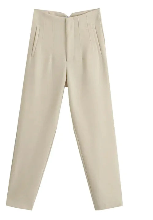 Pantalons crayon taille haute élégants pour femmes