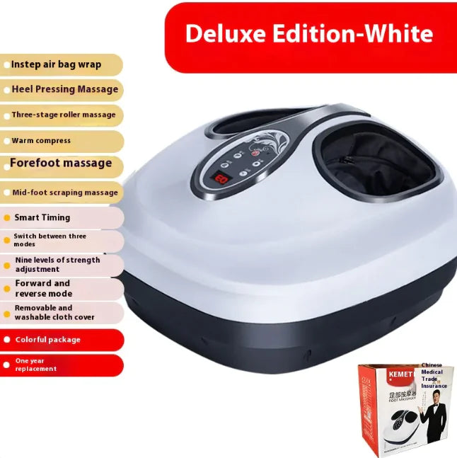 Masajeador de pies Shiatsu automático con calor y presión de aire
