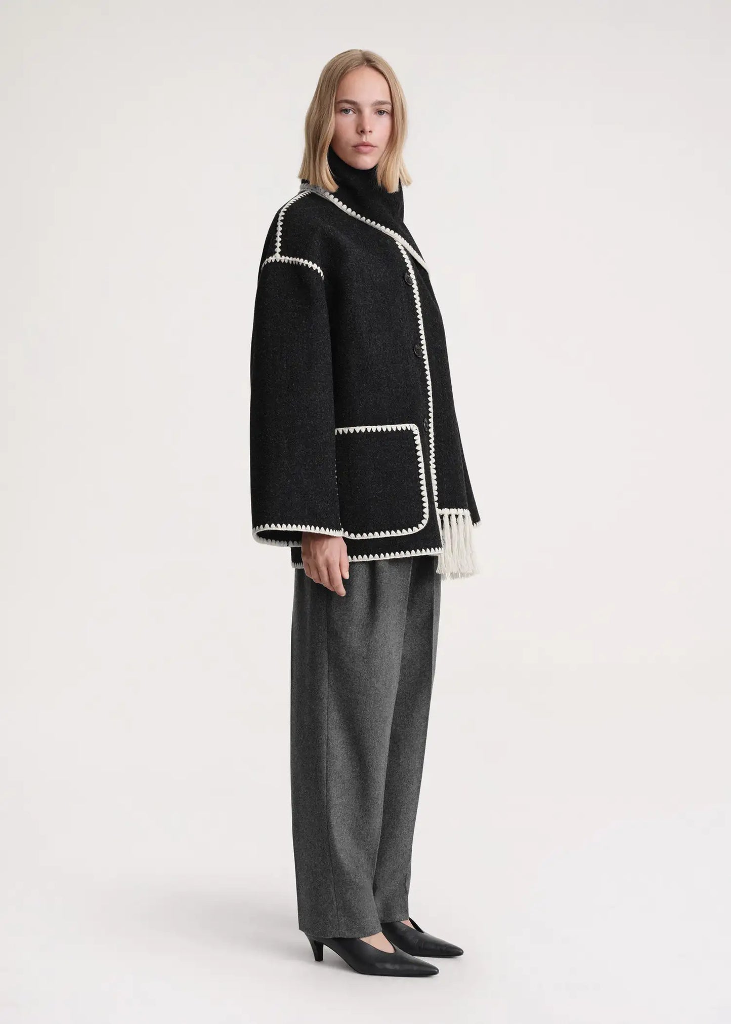 Dejavu Skarf Jacket - Stylish and Versatile Outerwear