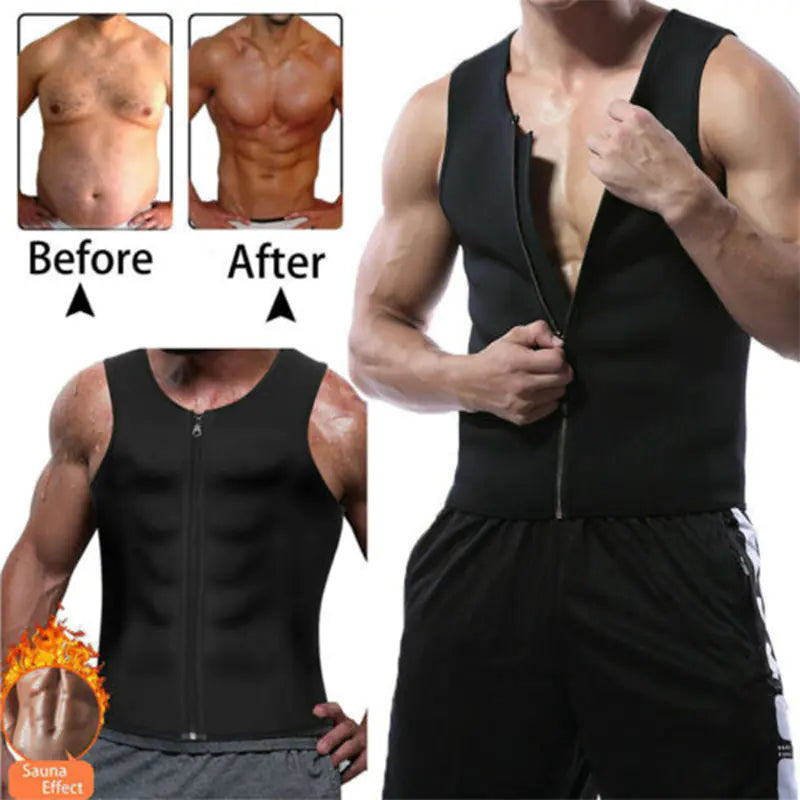 Gilet de fitness en néoprène pour hommes pour des entraînements améliorés