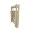 Silla Plegable de Color Natural - Juego de 2